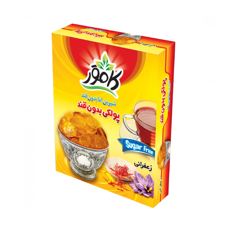 پولکی زعفرانی کامور