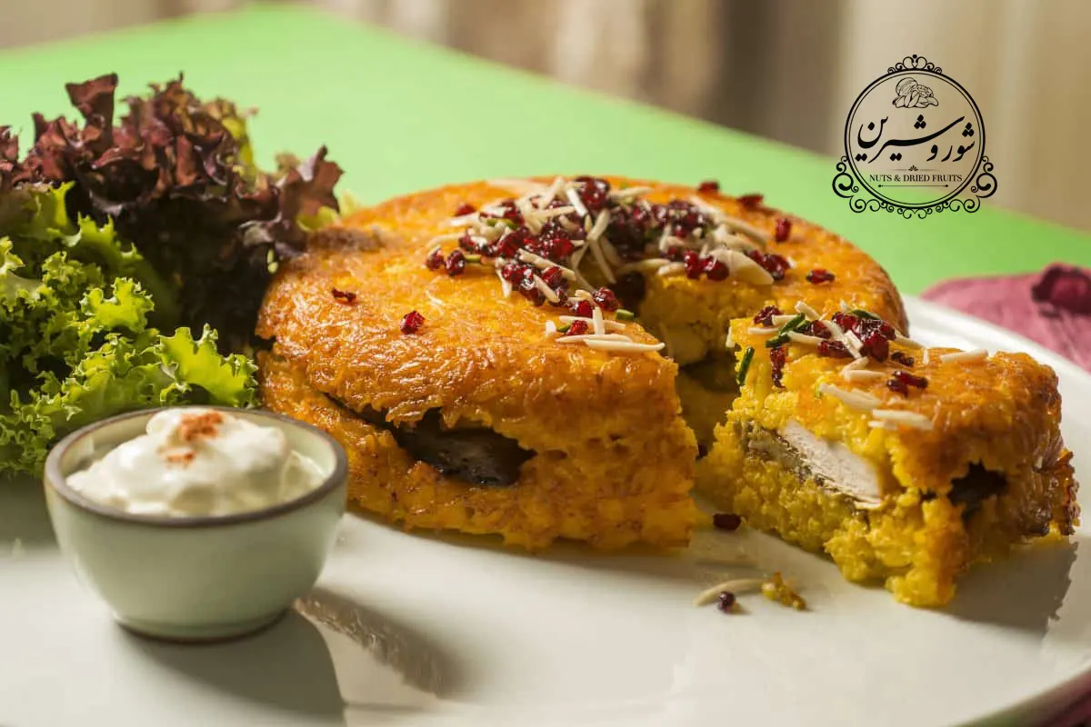 طرز تهیه ته چین آجیل