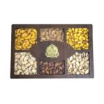 باکس آجیل چوبی ۶ خانه