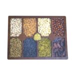 باکس آجیل چوبی ۸ خانه