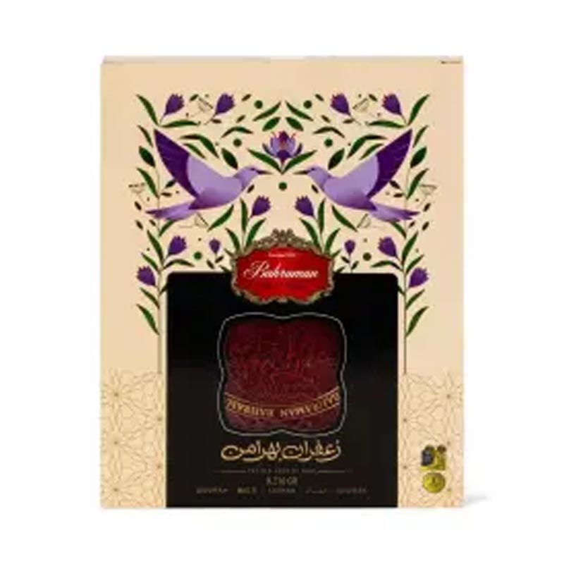 زعفران سرگل قوطی دو مثقال بهرامن