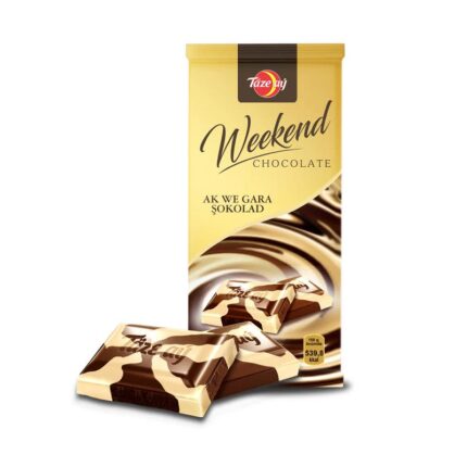 شکلات تابلت ویکند تلخ و شیری