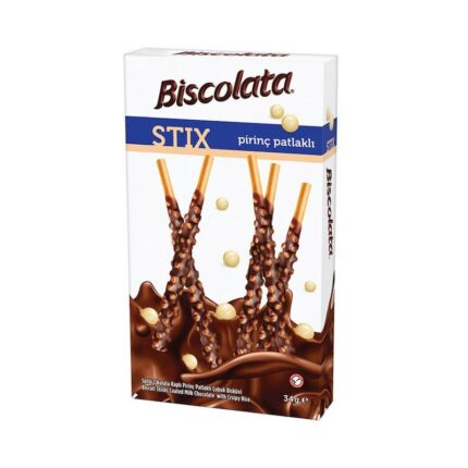 چوب شکلاتی برنجک بیسکولاتا