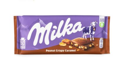 شکلات کارامل بادام زمینی میلکا