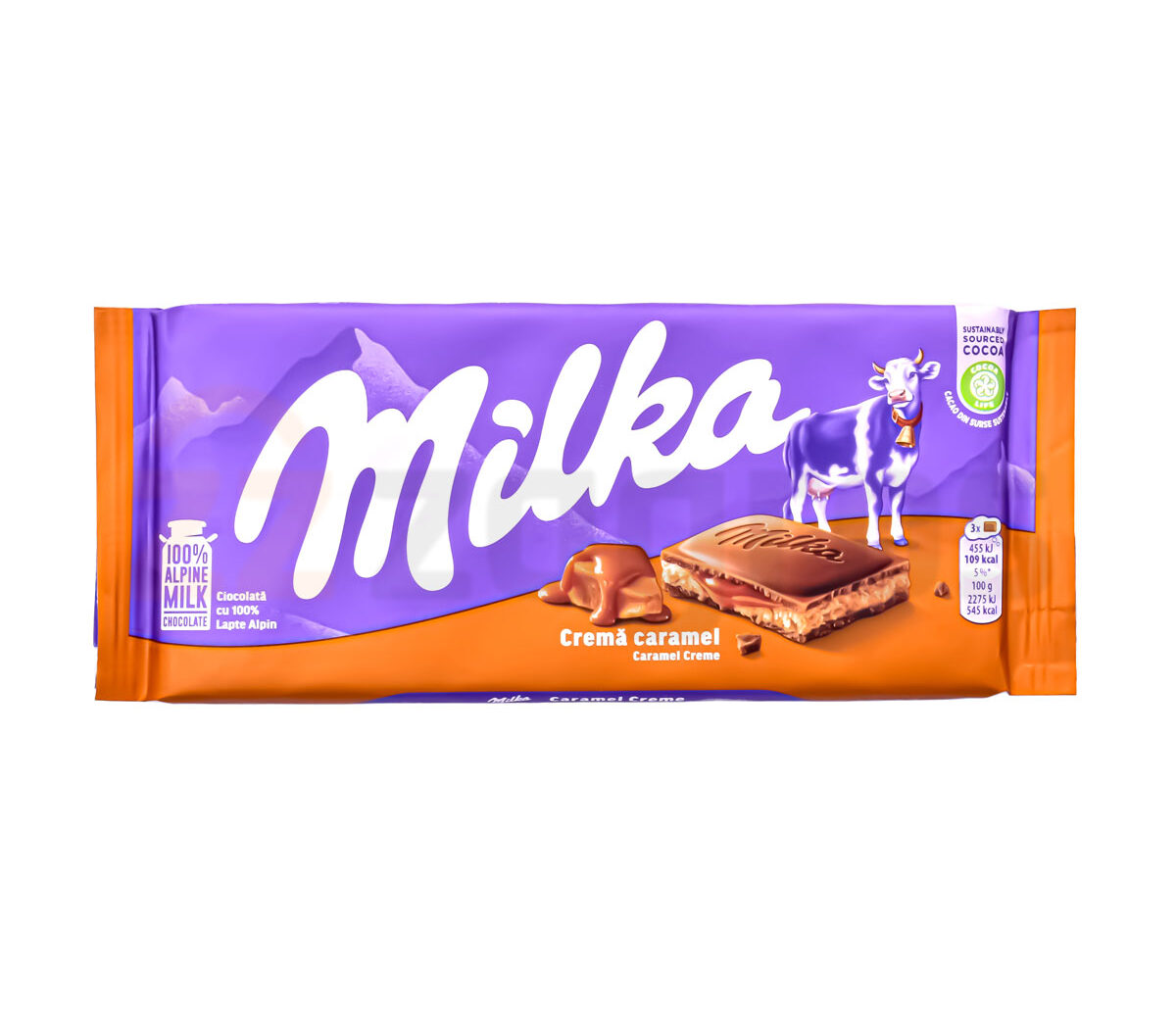 شکلات کارامل میلکا شکلات کاراملی میلکا 100 گرم zzzagros e1761807014419
