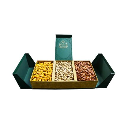 هاردباکس قاجار آجیل یلدا ۳ درب تک