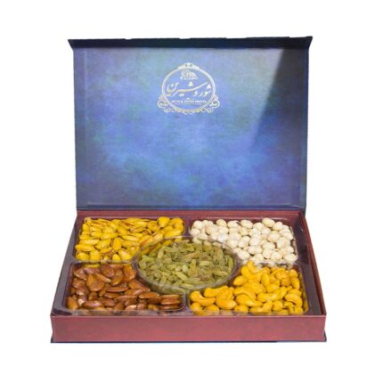 هاردباکس انار آجیل یلدا ۵ قسمتی تک