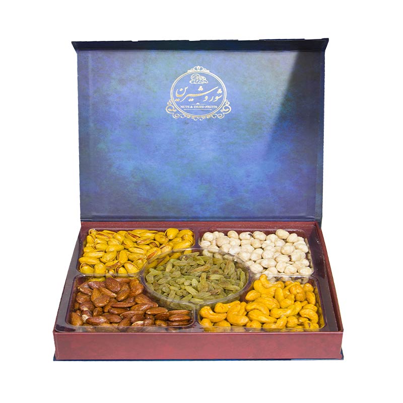 هاردباکس انار آجیل یلدا ۵ قسمتی تک هاردباکس انار آجیل یلدا ۵ قسمتی تک