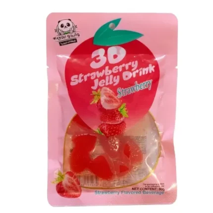 ژله نوشیدنی توت فرنگی واندو