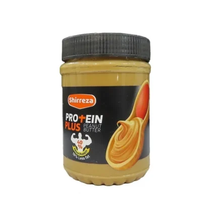 کره بادام زمینی پروتئین پلاس شیررضا