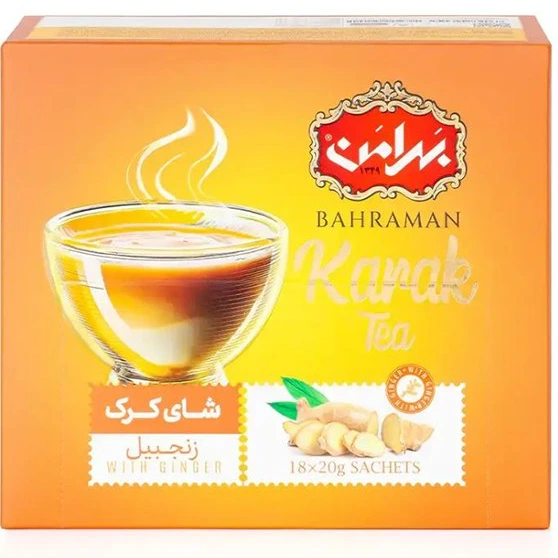 چای کرک زنجبیل بهرامن