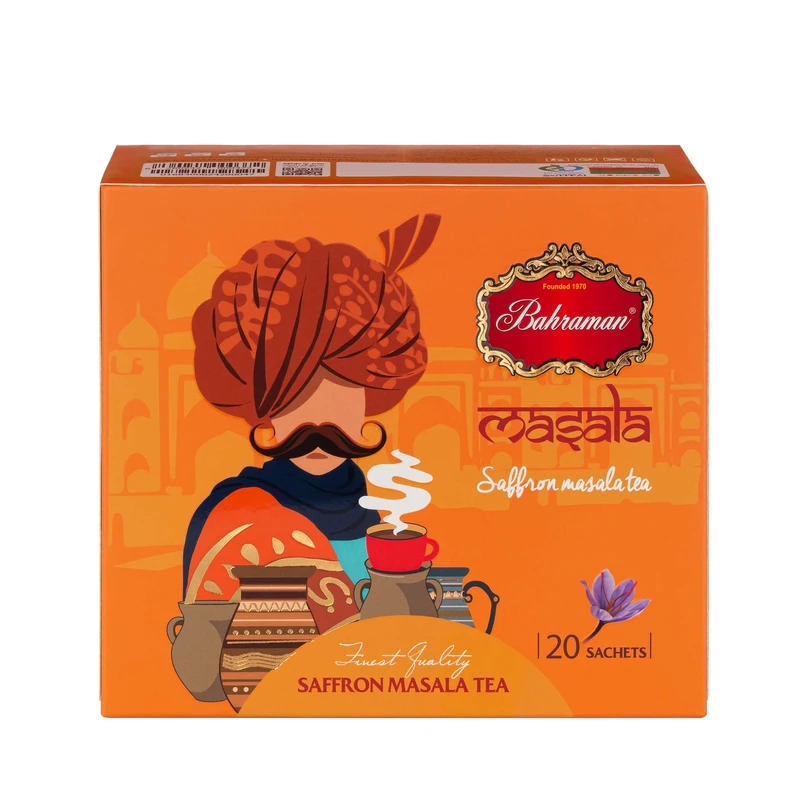 چای ماسالا زعفرانی بهرامن