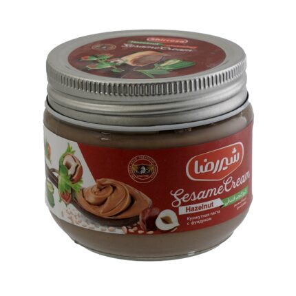 کرم کنجد فندقی شیررضا 200 گرمی