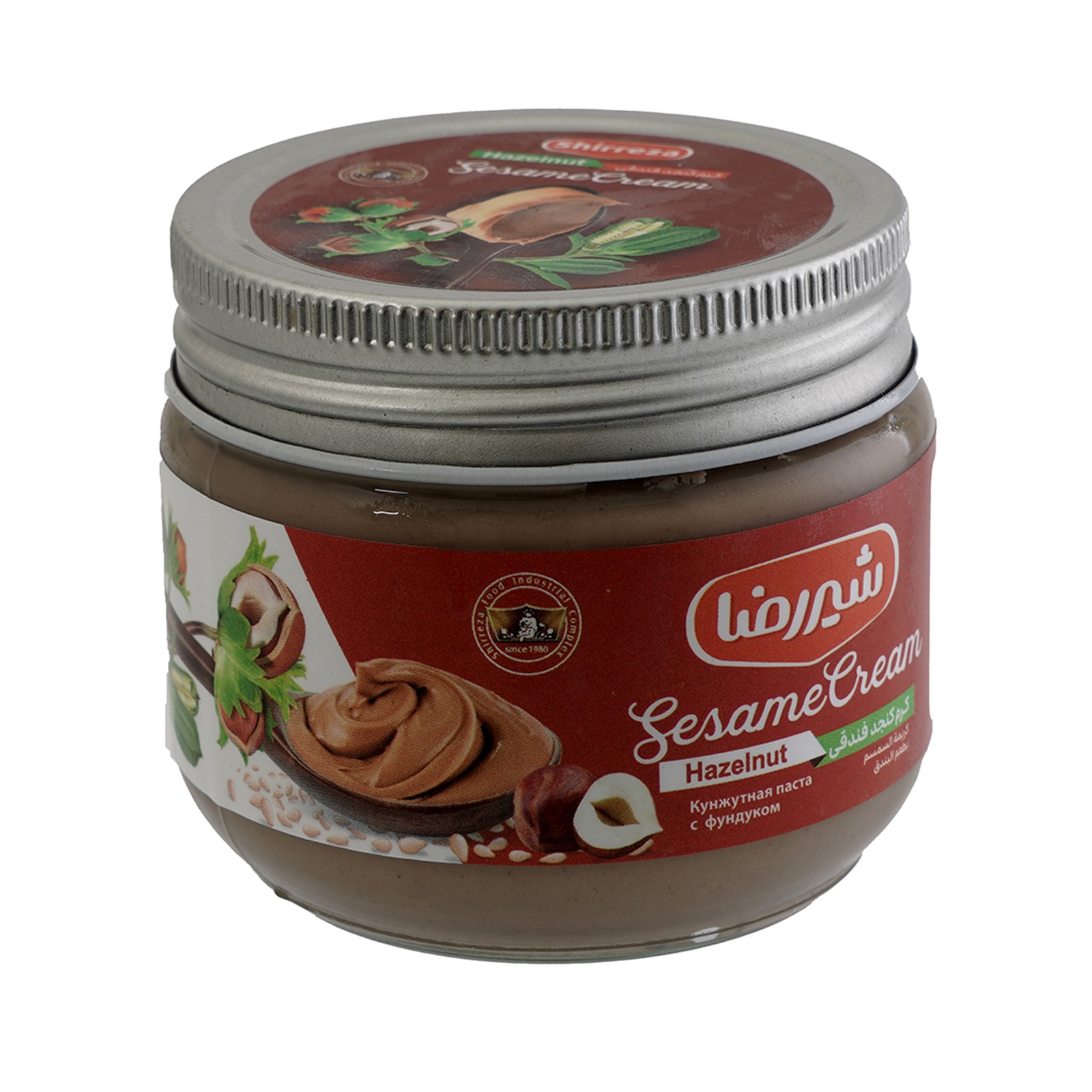 کرم کنجد فندقی شیررضا 200 گرمی b8e972dd0f1a2ed9651e43005bbe0b634100e044