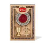 پک هدیه یک گرم زعفران و هاون بهرامن