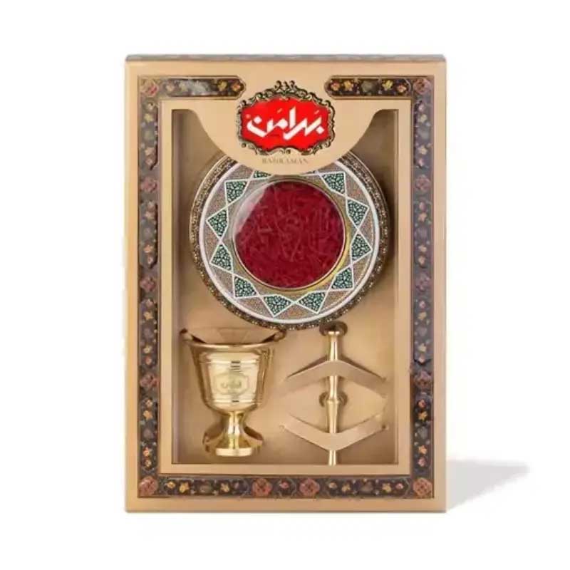پک هدیه یک گرم زعفران و هاون بهرامن پک هدیه یک گرم زعفران و هاون بهرامن