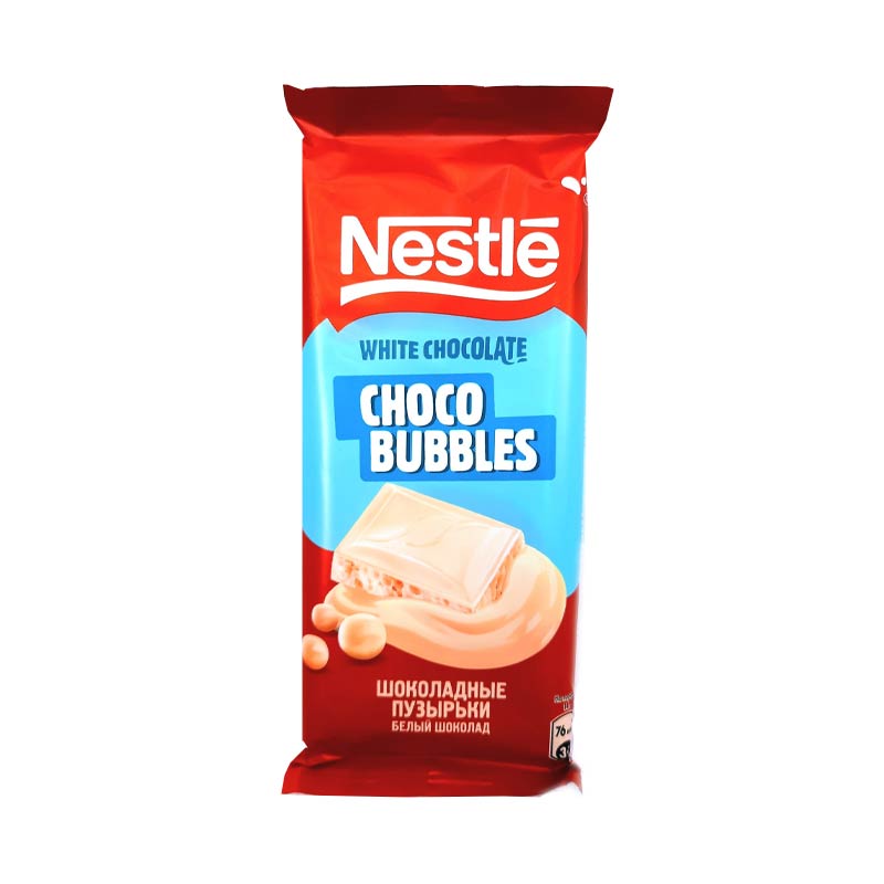 شکلات تابلت نستله شیری حبابی