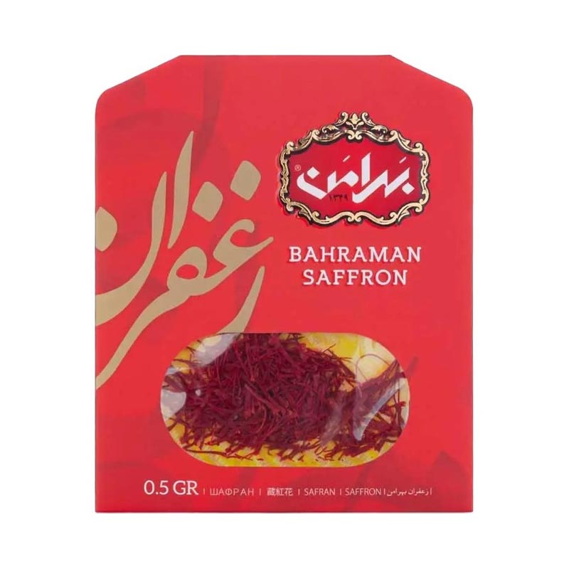 زعفران سرگل کارتی نیم گرم بهرامن زعفران سرگل کارتی نیم گرم بهرامن