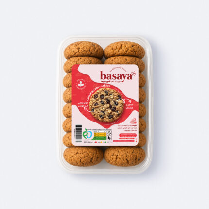 کوکی رژیمی جو دو سر پرک دارچین باسایا